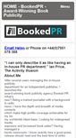 Mobile Screenshot of bookedpr.com